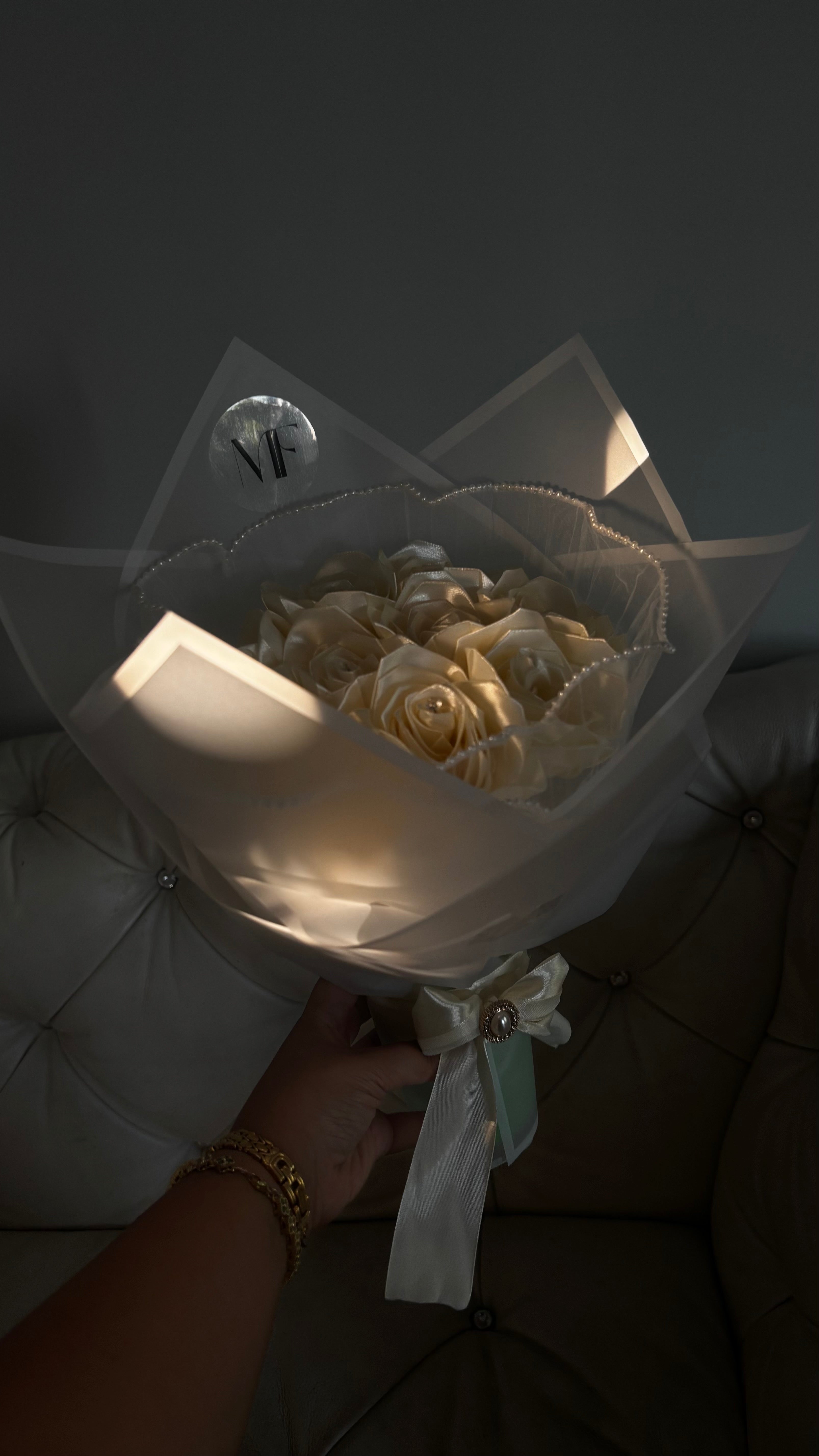 Bouquet en satin 🪡