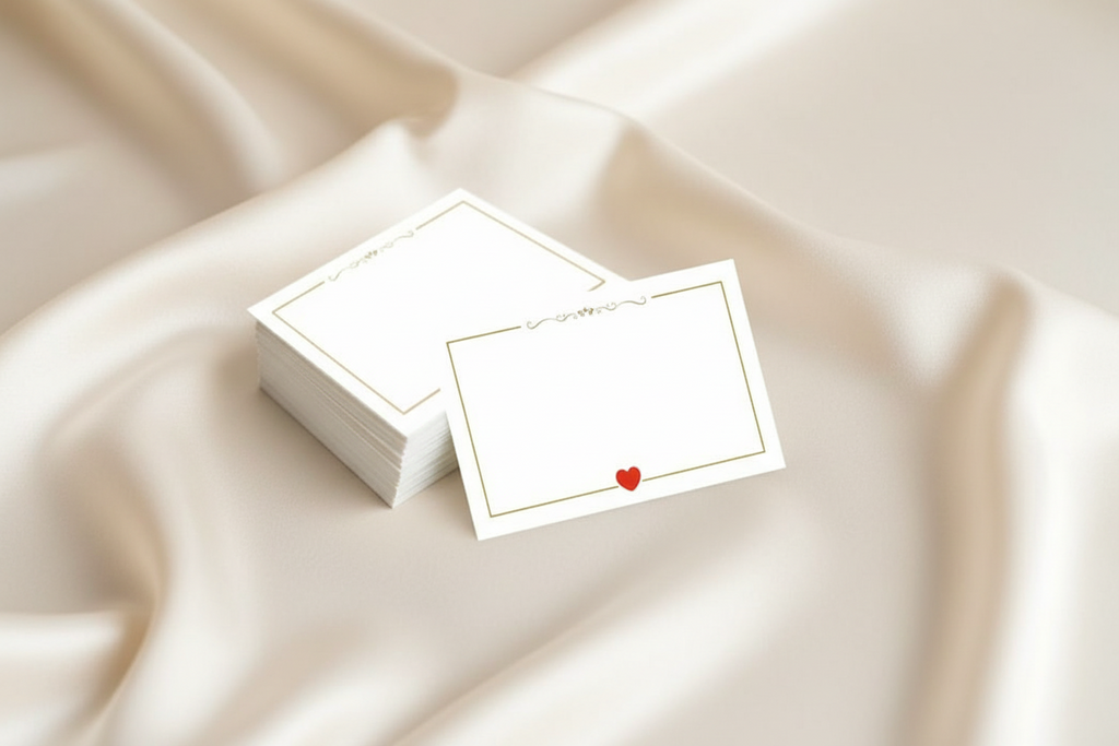 Carte personnalisée avec support cœur 💓