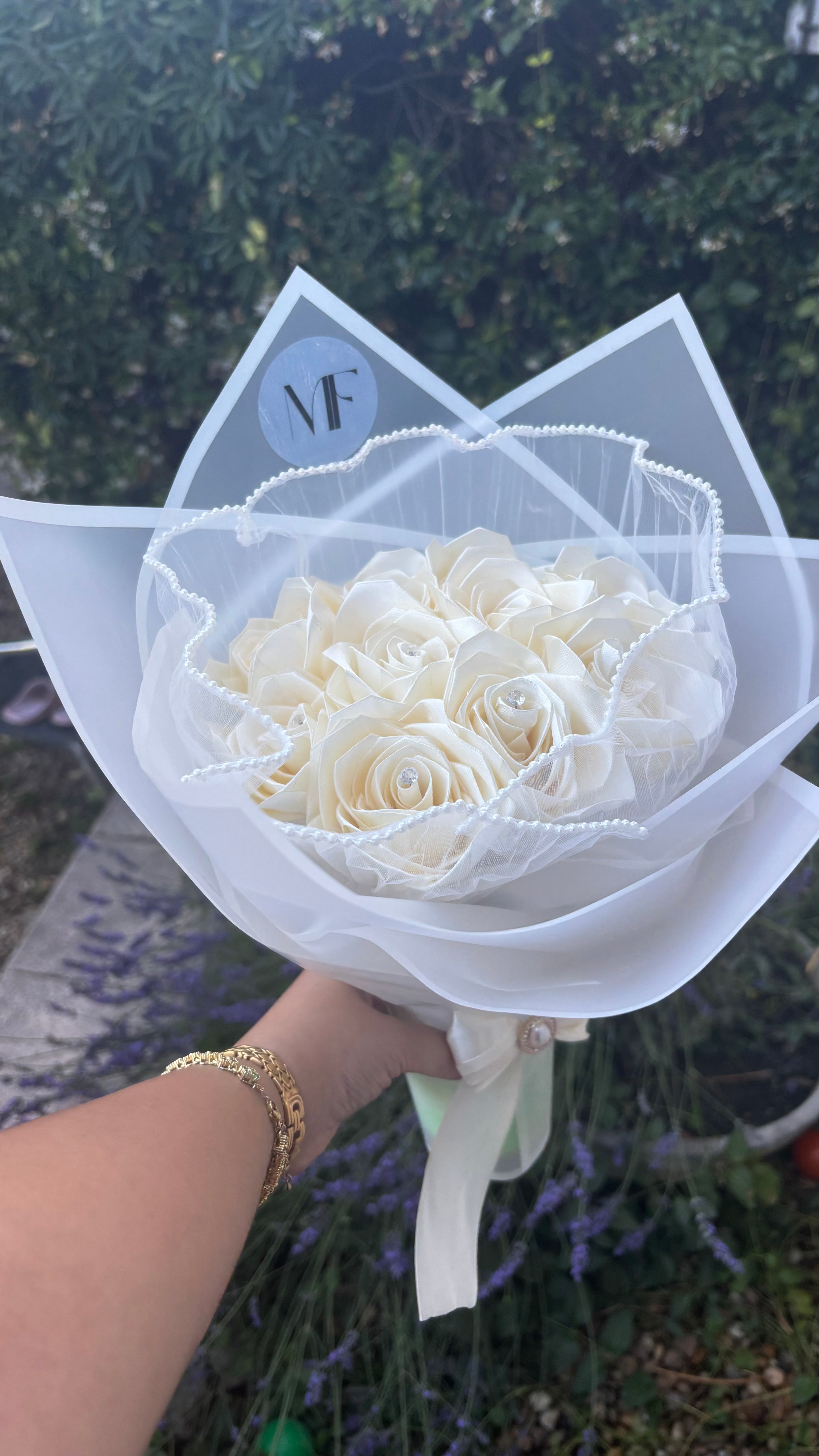 Bouquet en satin 🪡