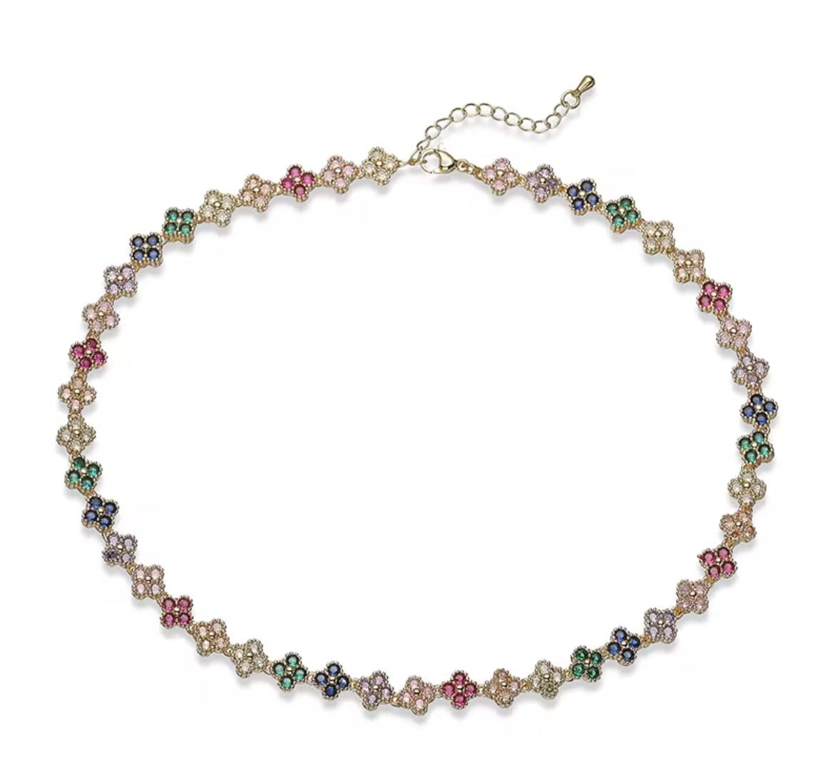 Collier bloomia doré