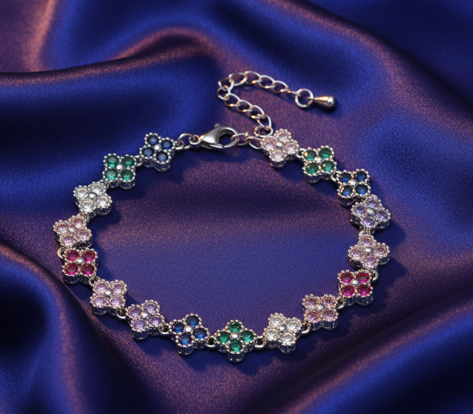 Bracelet bloomia argenté